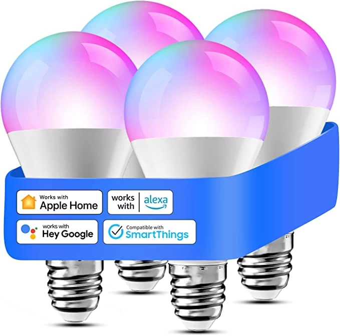 bombillas inteligentes en el hogar conectado