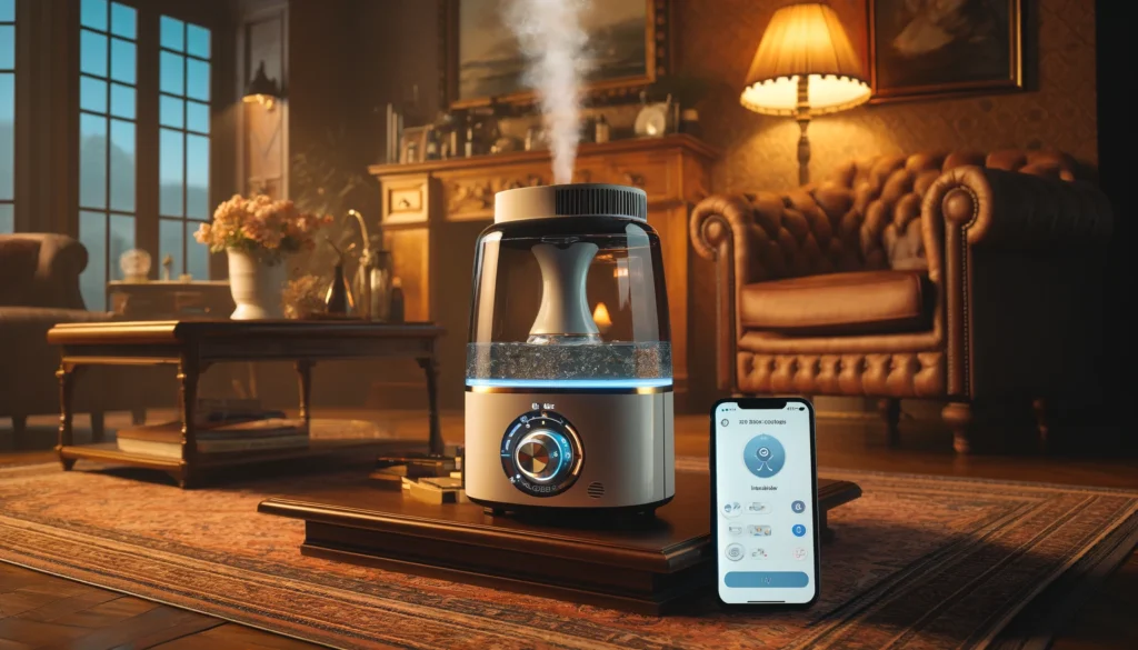 imagen de un humidificador con app wifi